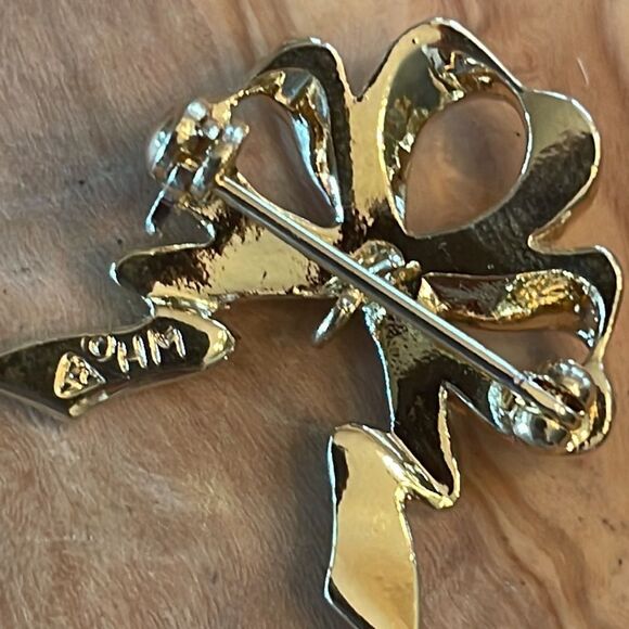 Vintage Antique Decorative "Bow" Watch Pin Brooch - Picture 3 of 3
